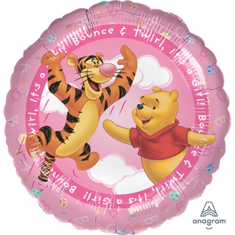 FOIL 17''43CM WINNIE POOH IT'S A GIRL