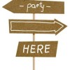 SIGNPOST TOPPER  WOODLAND PARTY