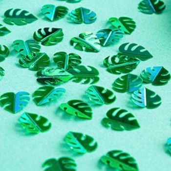 CONFETTI ΦΥΛΛΑ ΠΡΑΣΙΝΑ ALOHA 1,5X2CM 15ΓΡ.