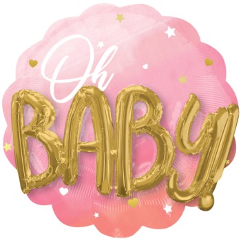 FOIL MULTI 3D OH BABY GIRL