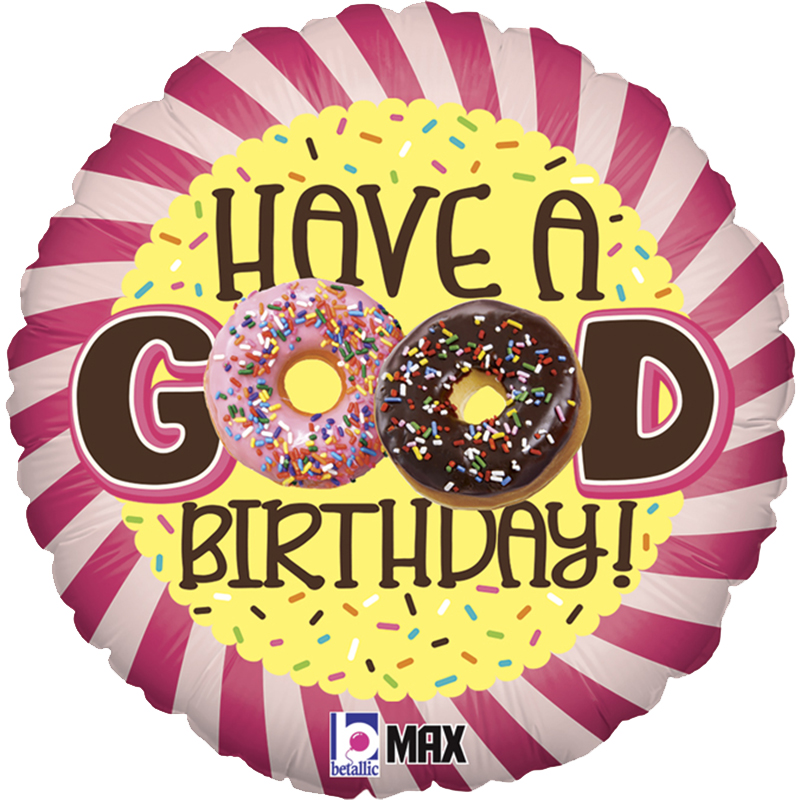 FOIL 18'' HAPPY BIRTHDAY DONUT