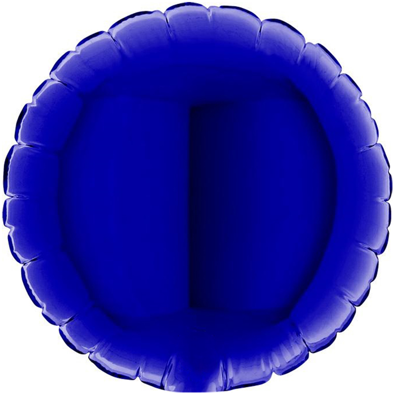 FOIL 18'' SOLIDE ΣΤΡΟΓΓΥΛΟ ΜΠΛΕ NAVY(CAPRI BLUE)