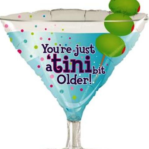 FOIL S/S BIRTHDAY-A TINI BIT OLDER-