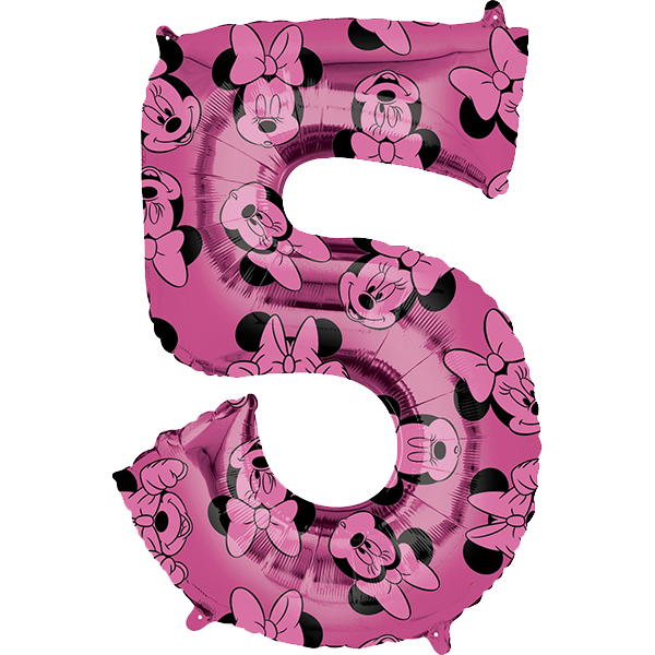 FOIL S/S MINNIE MOUSE ΝΟΥΜΕΡΟ 5