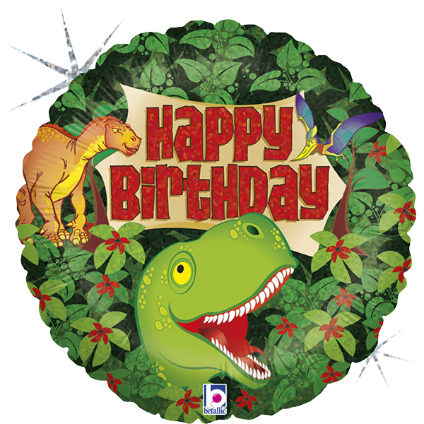  FOIL 18'' ΔΕΙΝΟΣΑΥΡΟΣ HAPPY BIRTHDAY 