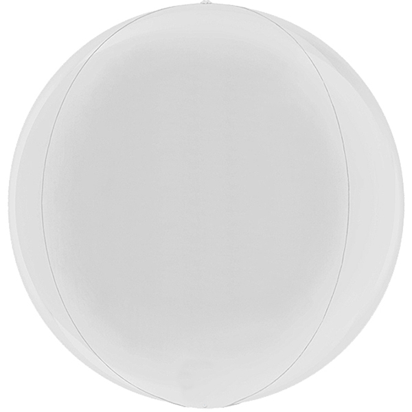 FOIL GLOBE 4D 15'' ΛΕΥΚΟ