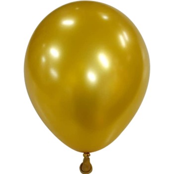 LATEX ΜΕΤΑΛΛΙΚΟ 5'' ΧΡΥΣΟ 100ΤΕΜ