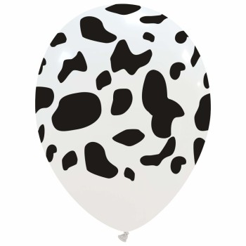  LATEX 12''  ΤΥΠΩΜΕΝΑ COW PRINT 25ΤΕΜ
