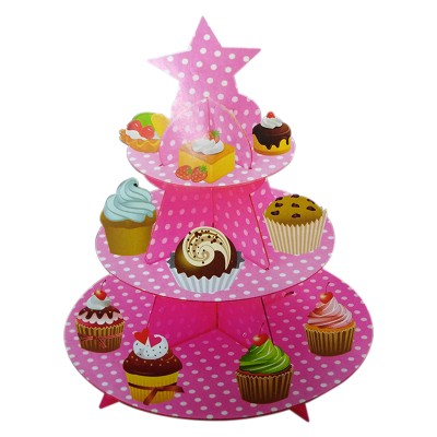 ΧΑΡΤΙΝΟ CUPCAKE STAND 