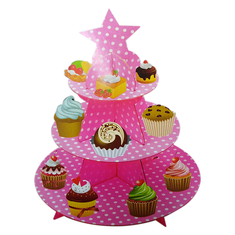 ΧΑΡΤΙΝΟ CUPCAKE STAND 