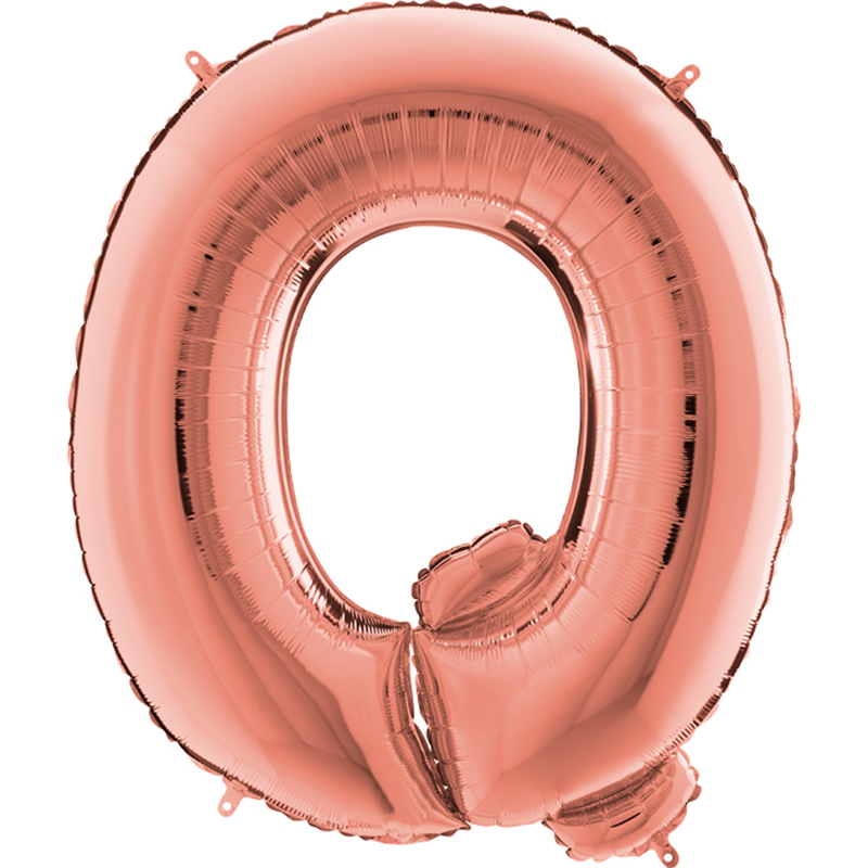 FOIL S/S ΓΡΑΜΜΑ Q ROSE GOLD