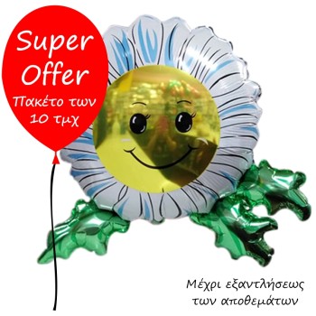 FOIL S/S ΛΟΥΛΟΥΔΙ HΛΙΟΣ XAMOΓΕΛΟ ΠΑΚΕΤΟ 10ΤΜΧ