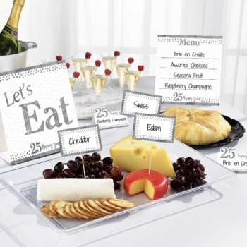 ΔΙΑΚΟΣΜΗΤΙΚΑ ΜΠΟΥΦΕ ΑΣΗΜΕΝΙΑ ΕΠΕΤΕΙΟΣ BUFFET KIT SILVER ANNIVERSARIES