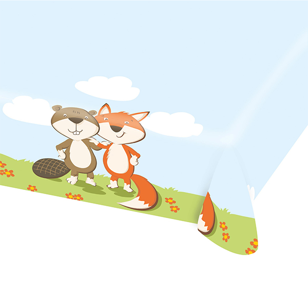 ΤΡΑΠΕΖΟΜΑΝΤΗΛΟ ΑΛΕΠΟΥ ΚΑΙ ΚΑΣΤΟΡΑΣ FOX AND BEAVER