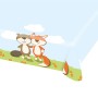 ΤΡΑΠΕΖΟΜΑΝΤΗΛΟ ΑΛΕΠΟΥ ΚΑΙ ΚΑΣΤΟΡΑΣ FOX AND BEAVER