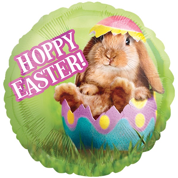FOIL17'' HOPPY EASTER