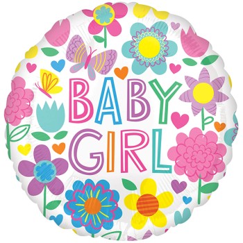 FOIL17'' BABY GIRL FLORAL_ΚΟΡΙΤΣΙ ΛΟΥΛΟΥΔΙΑ