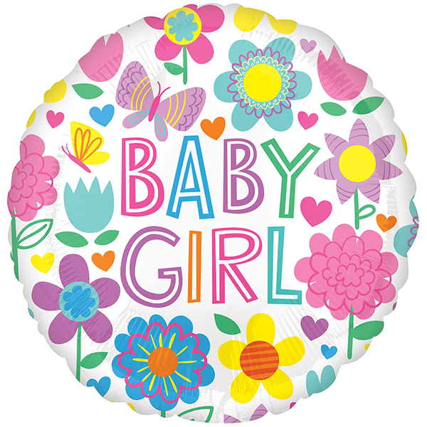 FOIL17'' BABY GIRL FLORAL_ΚΟΡΙΤΣΙ ΛΟΥΛΟΥΔΙΑ