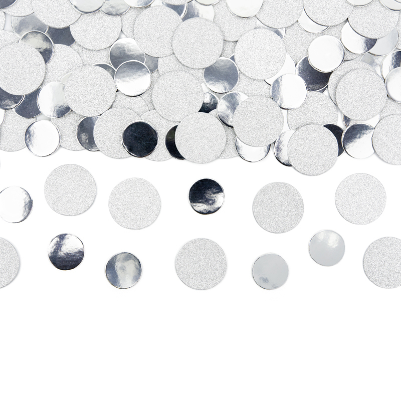 CONFETTI ΣΤΡΟΓΓΥΛΟ ΑΣΗΜΙ SPARKLE AND SHINE 6GR  