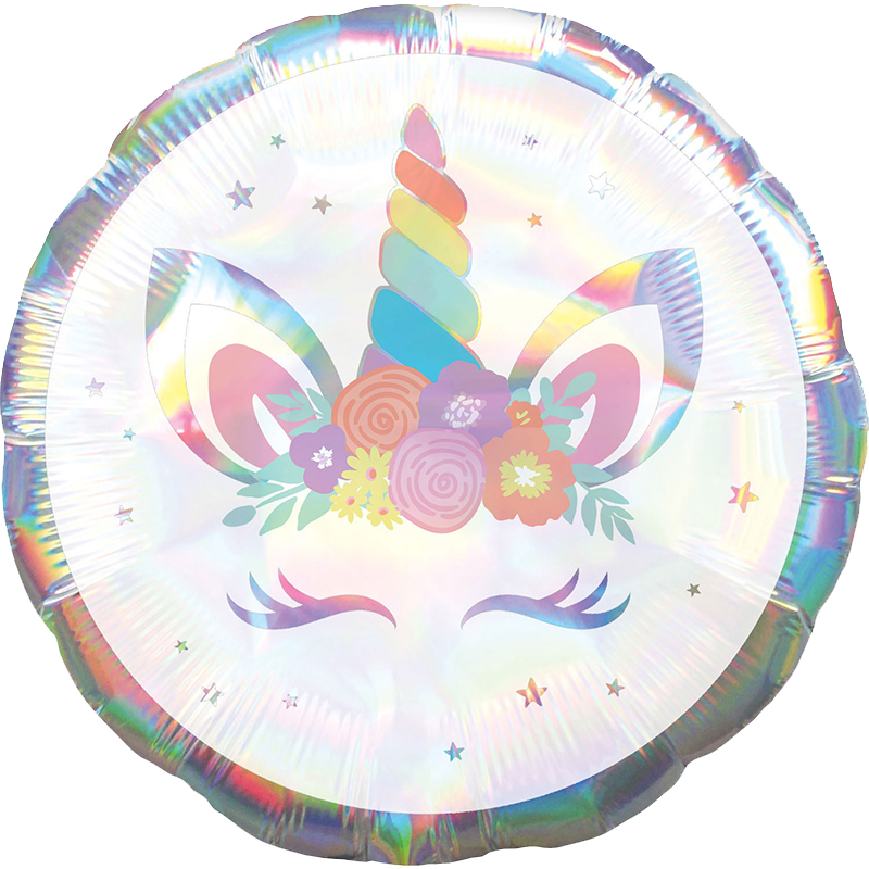 FOIL 18'' UNICORN PARTY_ΜΟΝΟΚΕΡΟΣ ΙΡΙΔΙΖΟΝ