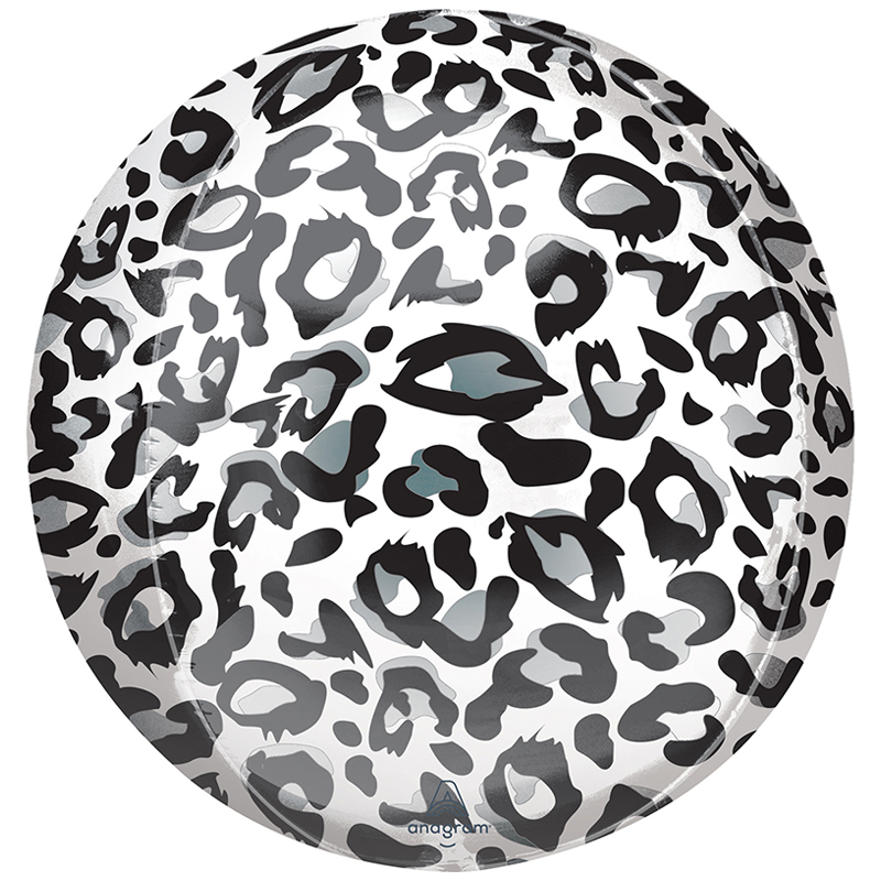 FOIL 15'' ORBZ ANIMAL PRINT ΛΕΥΚΗ ΛΕΟΠΑΡΔΑΛΗ