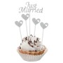 ΔΙΑΚΟΣΜΗΤΙΚΑ STICKS ΜΠΟΥΦΕ JUST MARRIED ΑΣΗΜΙ 5ΤΜΧ
