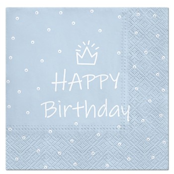 ΧΑΡΤΟΠΕΤΣΕΤΕΣ HAPPY BIRTHDAY ΣΙΕΛ ΚΟΡΩΝΑ 20ΤΜΧ