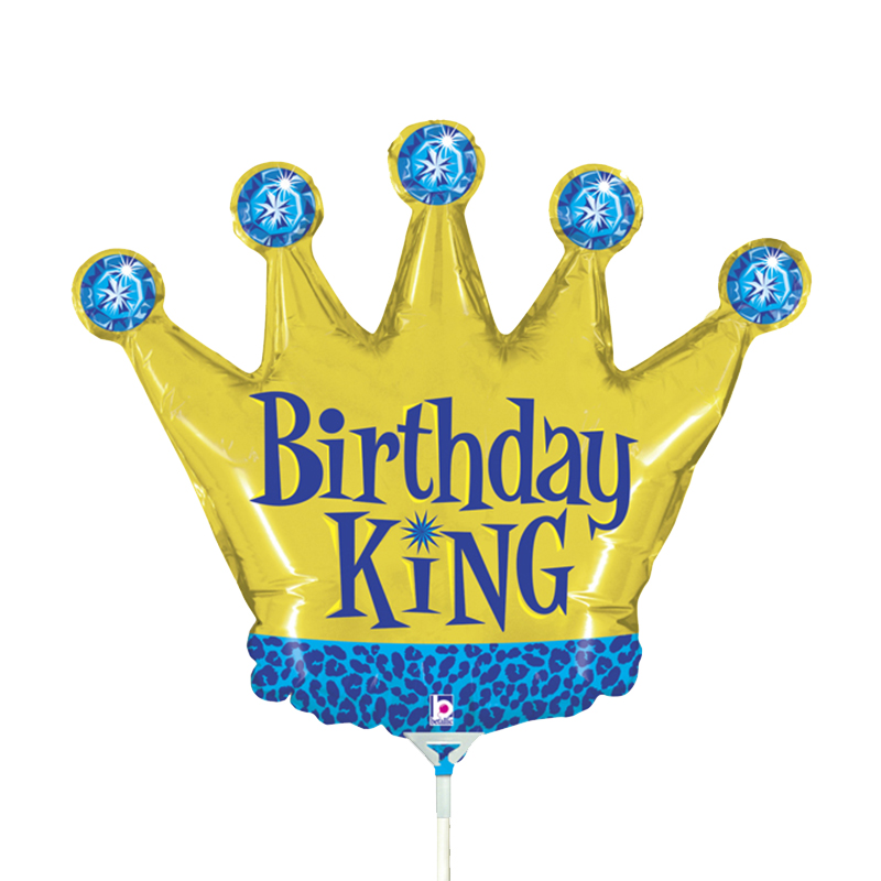 FOIL Mini/S 14'' BIRTHDAY KING