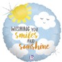  FOIL 18'' WISHING YOU SMILES AND SUNSHINE