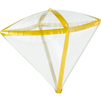 FOIL DIAMOND ΔΙΑΦΑΝΟ ΜΕ ΧΡΥΣΗ ΜΠΟΡΝΤΟΥΡΑ