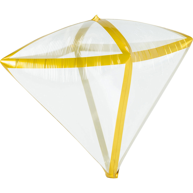 FOIL DIAMOND ΔΙΑΦΑΝΟ ΜΕ ΧΡΥΣΗ ΜΠΟΡΝΤΟΥΡΑ