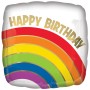 FOIL  17'' HAPPY BIRTHDAY ΟΥΡΑΝΙΟ ΤΟΞΟ ΤΕΤΡΑΓΩΝΟ 