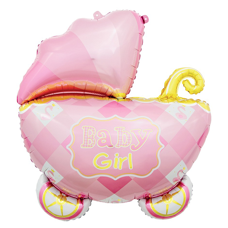 FOIL J/S ΚΑΡΟΤΣΑΚΙ ΜΩΡΟΥ BABY GIRL ΡΟΖ