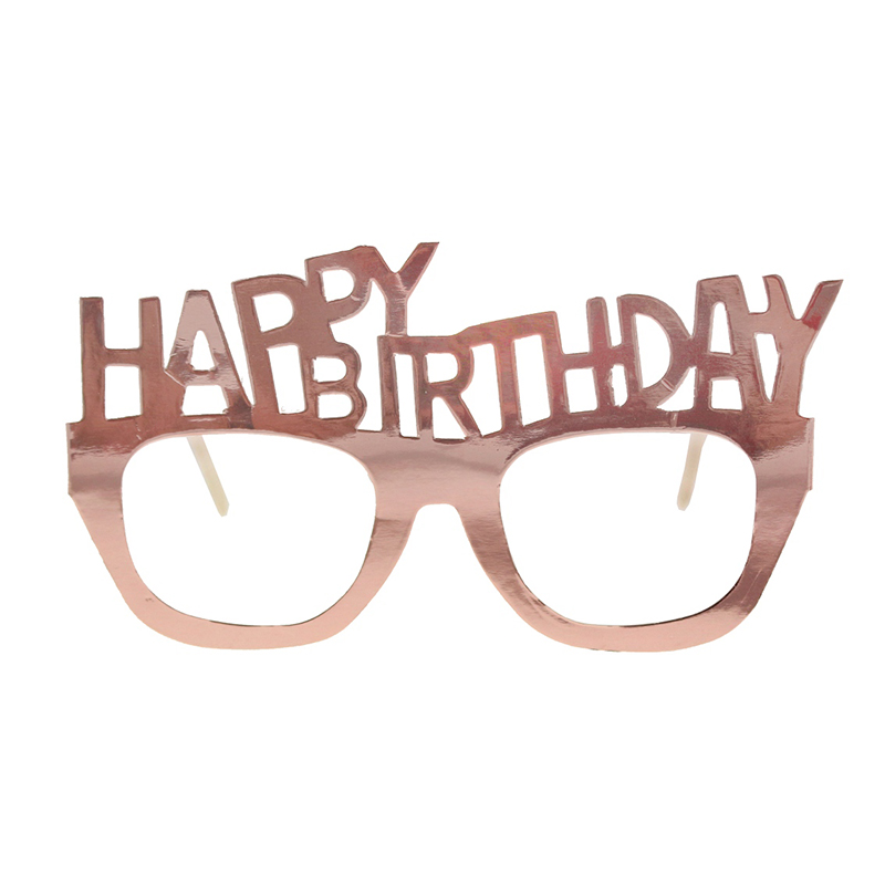 ΓΥΑΛΙΑ HAPPY BIRTHDAY ROSE GOLD 4ΤΜΧ