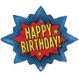 FOIL S/S SUPER HERO BIRTHDAY