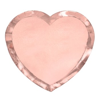 ΠΙΑΤΑ ΜΙΚΡΑ ΚΑΡΔΙΑ ROSE GOLD 6ΤΜΧ