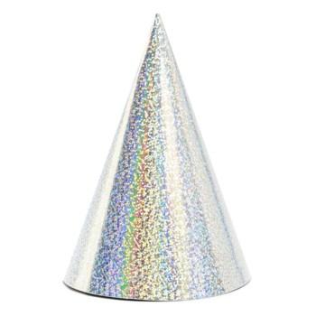 ΚΑΠΕΛΑ PARTY ΑΣΗΜΙ GLITTER 6ΤΜΧ