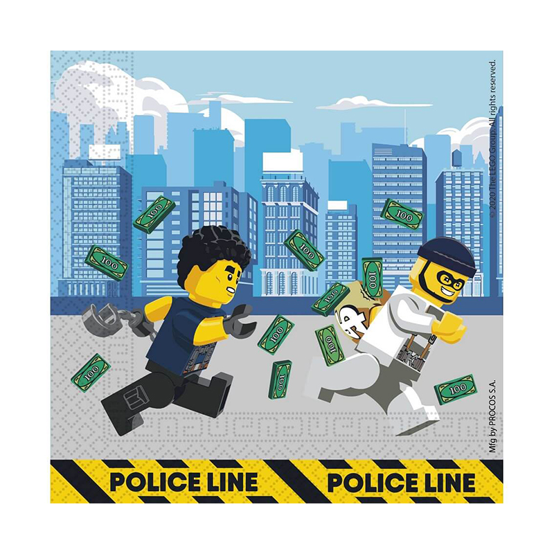ΧΑΡΤΟΠΕΤΣΕΤΕΣ LEGO CITY 20ΤΜΧ
