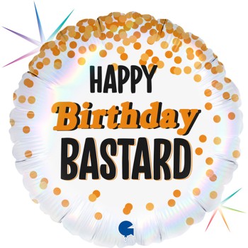 FOIL 18'' HAPPY BIRTHDAY BASTARD