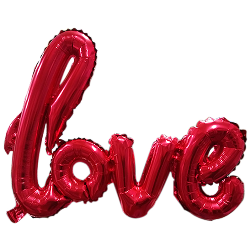 FOIL air filled LOVE ΚΟΚΚΙΝΟ 