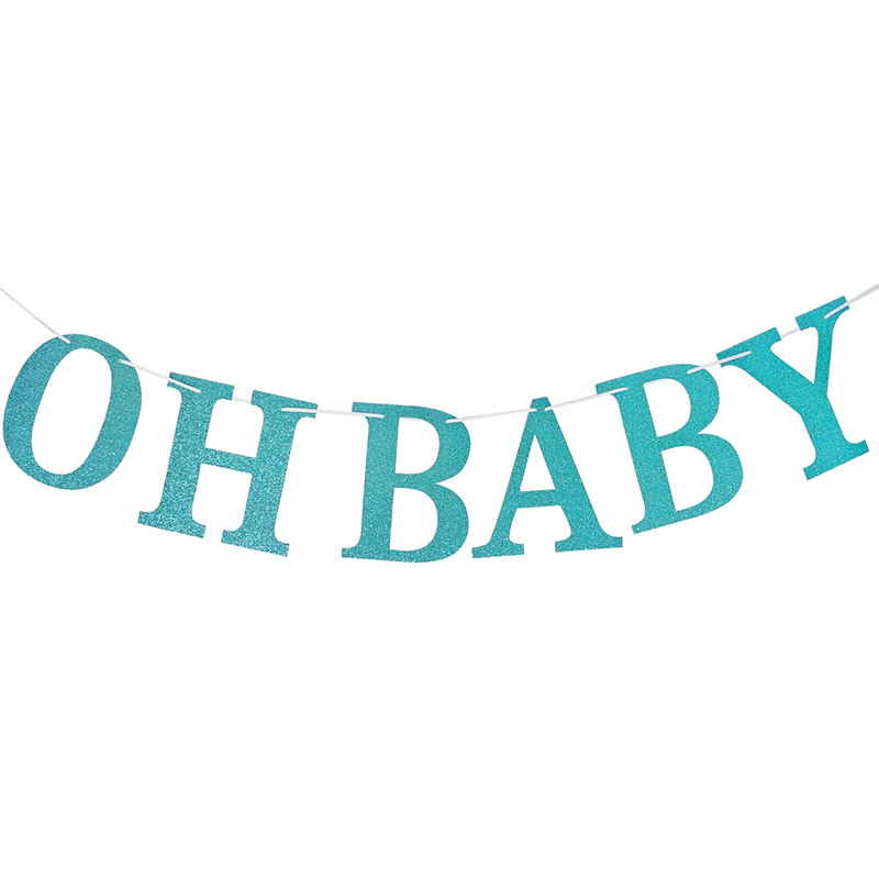 LETTER BANNER OH BABY ΣΙΕΛ 1ΤΜΧ