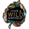FOIL S/S WILD BIRTHDAY ΤΡΟΠΙΚΟ ΦΥΛΛΟ