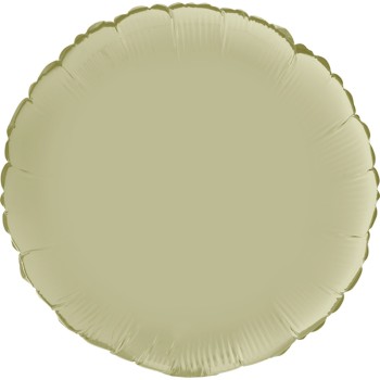 FOIL 18'' ΣΤΡΟΓΓΥΛΟ ΛΑΔΙ ΜΟΝΟΧΡΩΜΟ SATIN