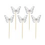 CAKE TOPPER ΜΠΟΥΦΕ ΠΕΤΑΛΟΥΔΕΣ ΑΣΗΜΙ 12TMX