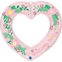 FOIL S/S FRAME HEART BABY GILR WELCOME BABY