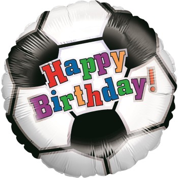 FOIL 18'' ΜΠΑΛΑ ΠΟΔΟΣΦΑΙΡΟΥ HAPPY BIRTHDAY