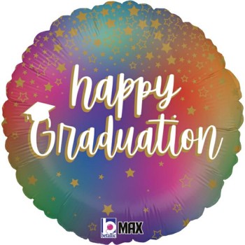 FOIL 18'' HAPPY GRADUATION ΠΟΛΥΧΡΩΜΟ