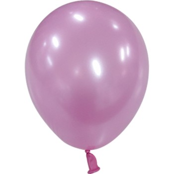 LATEX ΜΕΤΑΛΛΙΚΑ 5'' ΡΟΖ 100ΤΕΜ