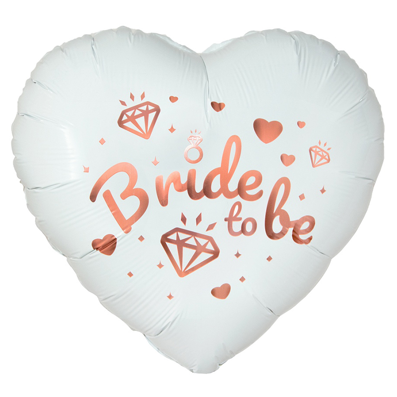 FOIL 18'' BRIDE TO BE ΛΕΥΚΟ