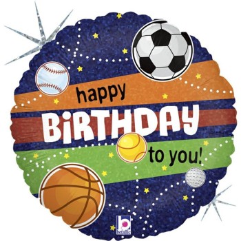 FOIL 18'' SPORTS BIRTHDAY